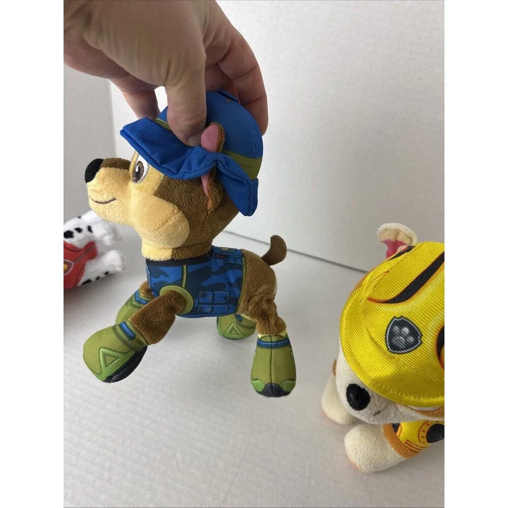 Paw Patrol Plush‎ TY Marshall Chase Rubble Lot Of 4